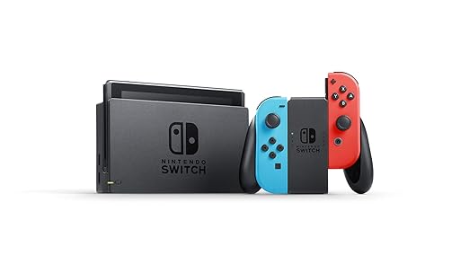 nintendo switch neon blue & red on game bloggers