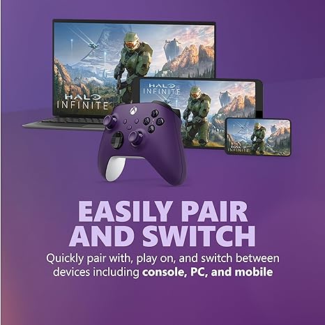 Xbox Core Wireless Gaming Controller – Astral Purple is with game bloggers.