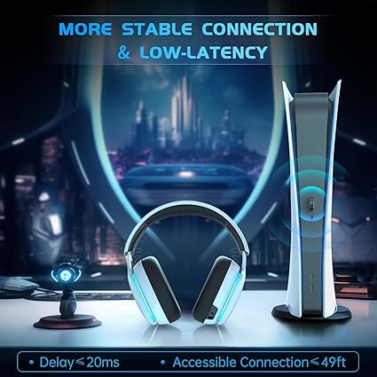 Gtheos 2.4GHz Wireless Gaming Headset